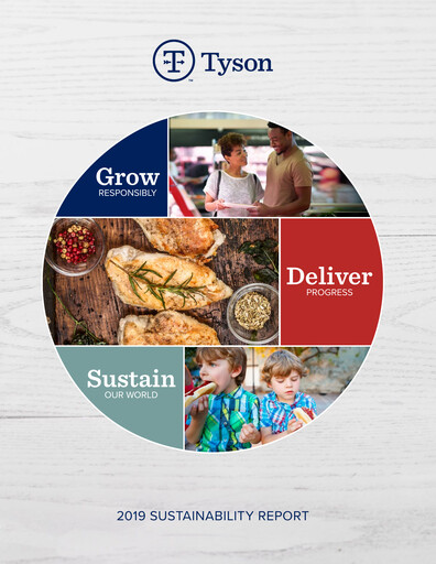 Thumbnail Tyson Foods
 Sustainability Report 2019