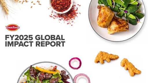 Thumbnail Tyson Foods
 Sustainability Report 2025