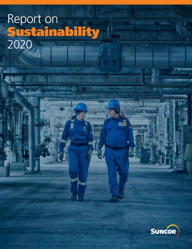 Thumbnail Suncor Energy
 Sustainability Report 2020