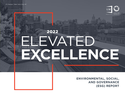 Thumbnail UDR Apartments ESG Report 2022