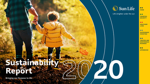 Thumbnail Sun Life Financial
 Sustainability Report 2020