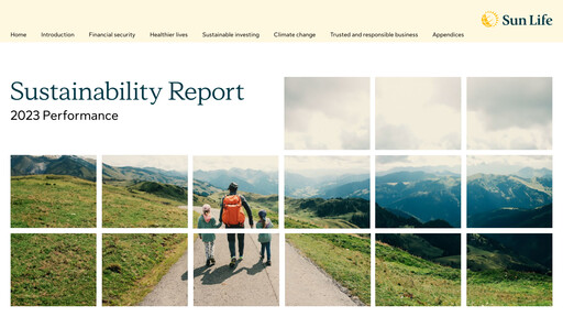Thumbnail Sun Life Financial
 Sustainability Report 2023