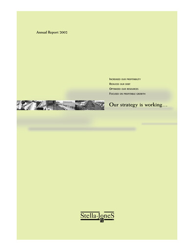 Thumbnail Stella-Jones Annual Report 2002