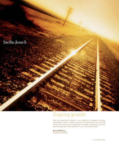 Thumbnail Stella-Jones Annual Report 2005