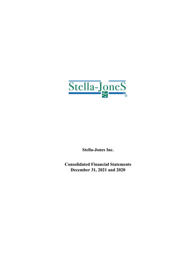 Miniature Stella-Jones Bilan financier fy2021