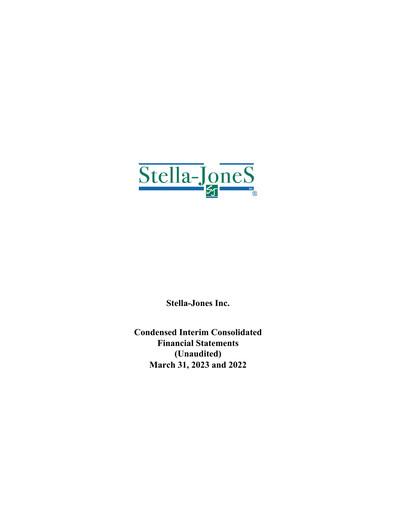 Thumbnail Stella-Jones Quarterly Report 2023-q1