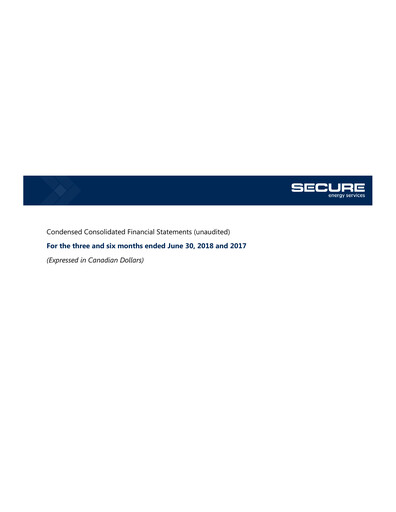 Miniature Secure Energy Services Rapport trimestriel 2018-q2