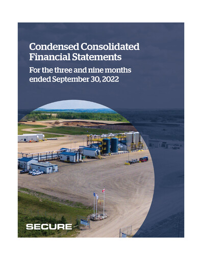 Miniature Secure Energy Services Rapport trimestriel 2022-q3