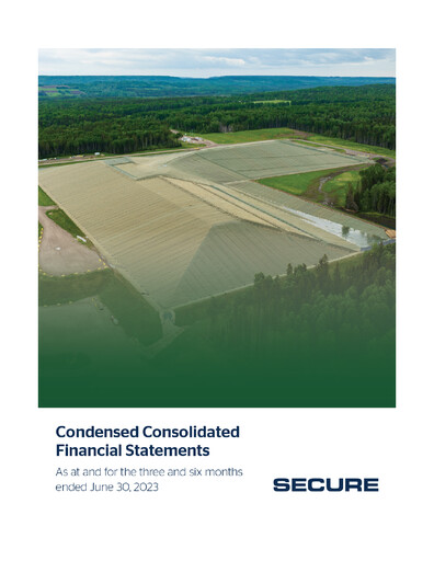 Miniature Secure Energy Services Rapport trimestriel 2023-q2