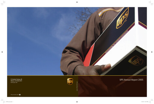 Thumbnail United Parcel Service Annual Report 2005