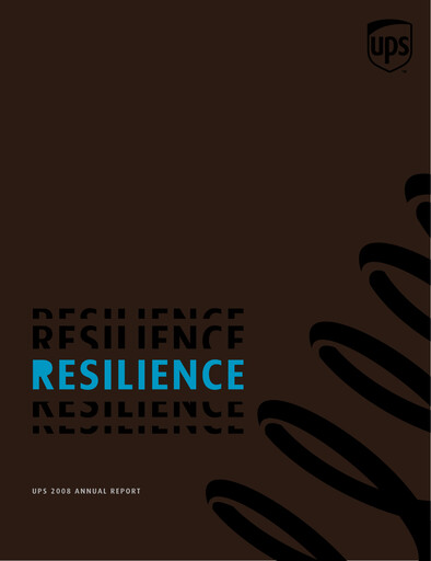 Thumbnail United Parcel Service Annual Report 2008