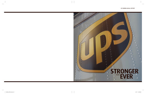 Thumbnail United Parcel Service Annual Report 2010