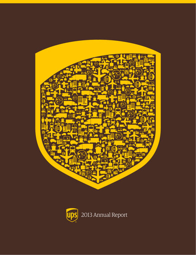Thumbnail United Parcel Service Annual Report 2013