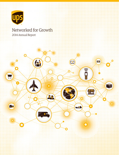 Thumbnail United Parcel Service Annual Report 2014