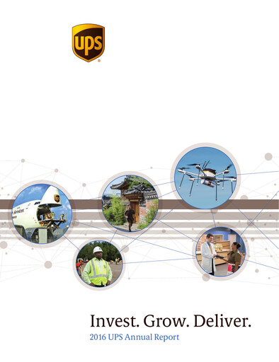 Thumbnail United Parcel Service Annual Report 2016