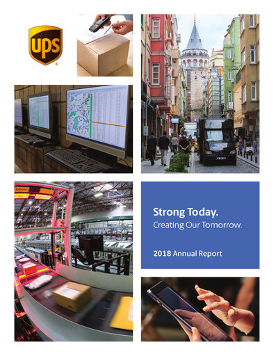 Thumbnail United Parcel Service Annual Report 2018