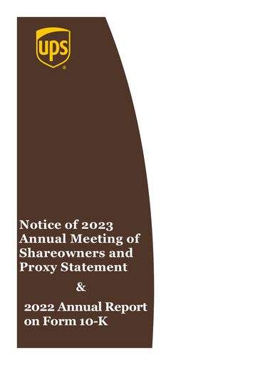 Thumbnail United Parcel Service Annual Report 2022