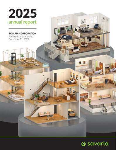 Thumbnail Savaria Corporation Annual Report 2025