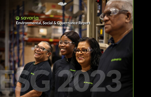 Thumbnail Savaria Corporation ESG Report 2023