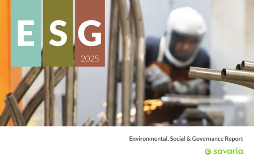 Thumbnail Savaria Corporation ESG Report 2025