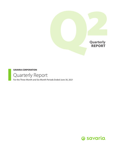 Thumbnail Savaria Corporation Quarterly Report 2021-q2