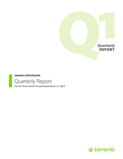 Thumbnail Savaria Corporation Quarterly Report 2024-q1