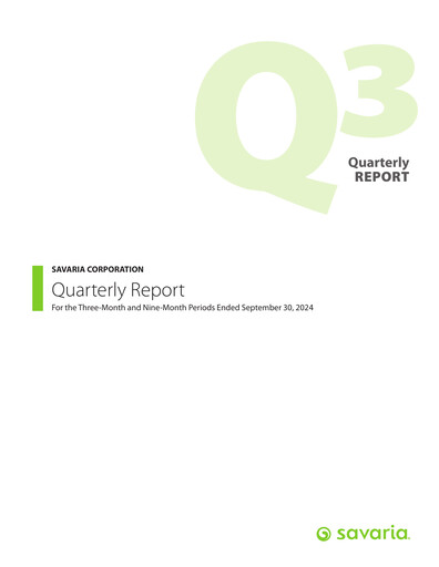 Thumbnail Savaria Corporation Quarterly Report 2024-q3