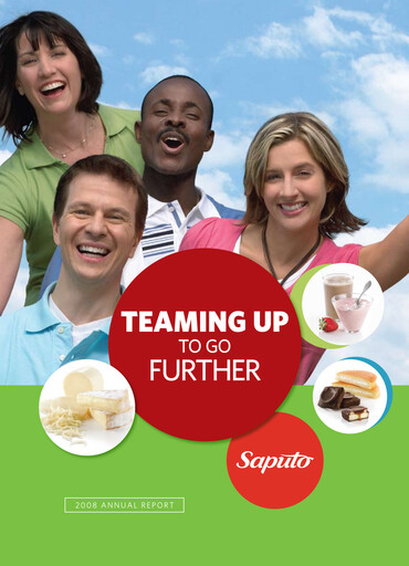 Thumbnail Saputo Annual Report 2008