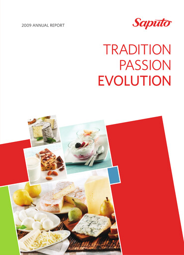 Thumbnail Saputo Annual Report 2009