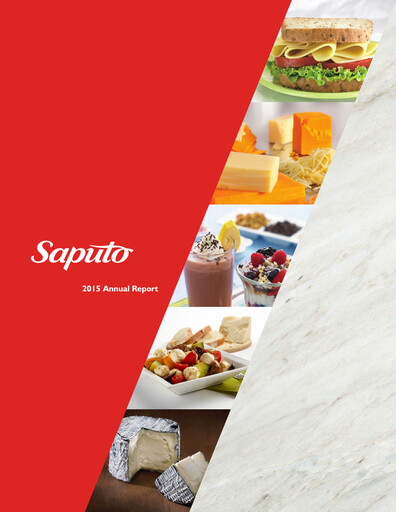 Thumbnail Saputo Annual Report 2015