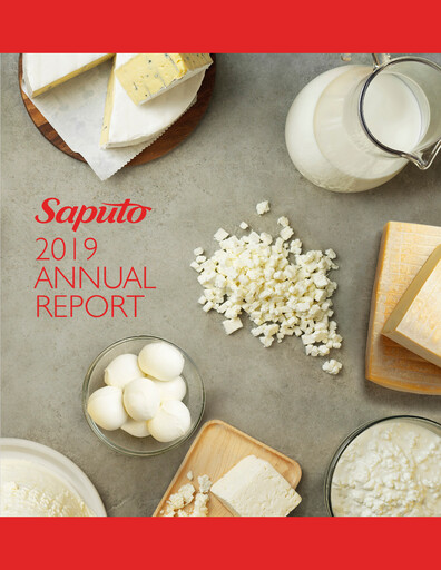 Thumbnail Saputo Annual Report 2019