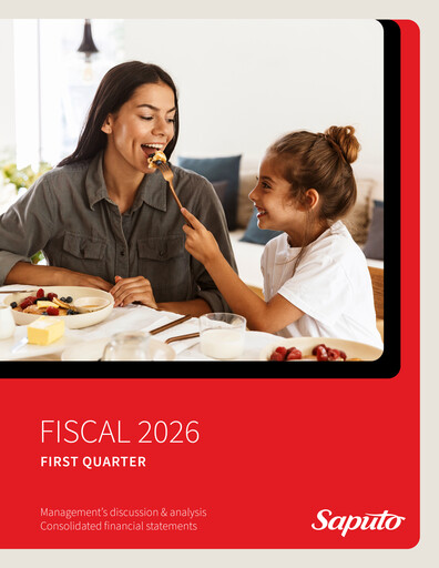 Thumbnail Saputo Quarterly Report 2026-q1