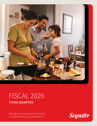 Thumbnail Saputo Quarterly Report 2026-q3