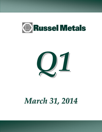 Thumbnail Russel Metals
 Quarterly Report 2014-q1