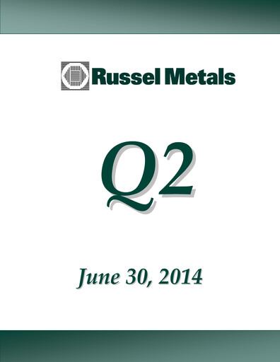Thumbnail Russel Metals
 Quarterly Report 2014-q2