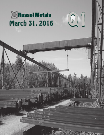 Thumbnail Russel Metals
 Quarterly Report 2016-q1