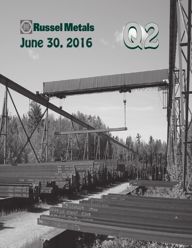 Thumbnail Russel Metals
 Quarterly Report 2016-q2