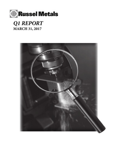 Thumbnail Russel Metals
 Quarterly Report 2017-q1