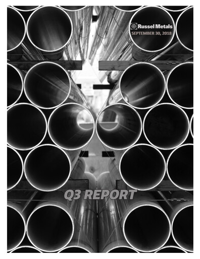 Thumbnail Russel Metals
 Quarterly Report 2018-q3