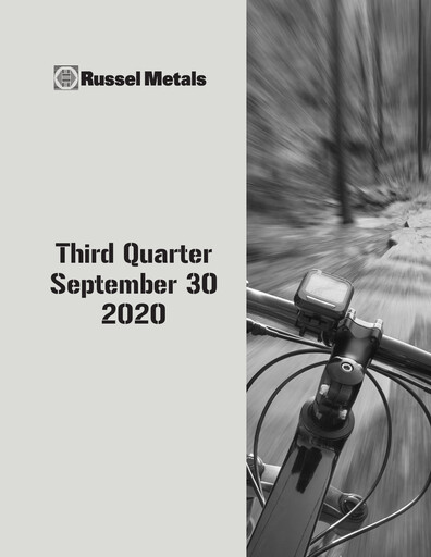 Thumbnail Russel Metals
 Quarterly Report 2020-q3