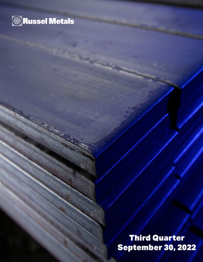 Thumbnail Russel Metals
 Quarterly Report 2022-q3