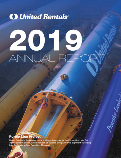 Thumbnail United Rentals
 Annual Report 2019
