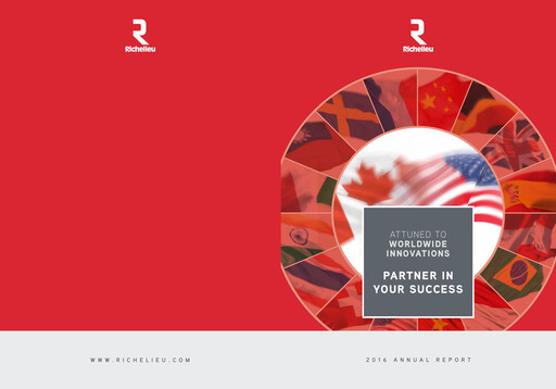 Thumbnail Richelieu Hardware Annual Report 2016