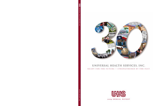 Thumbnail Universal Health Services
 Annual Report 2009
