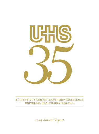 Thumbnail Universal Health Services
 Annual Report 2014