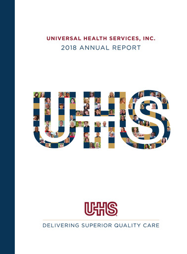 Thumbnail Universal Health Services
 Annual Report 2018