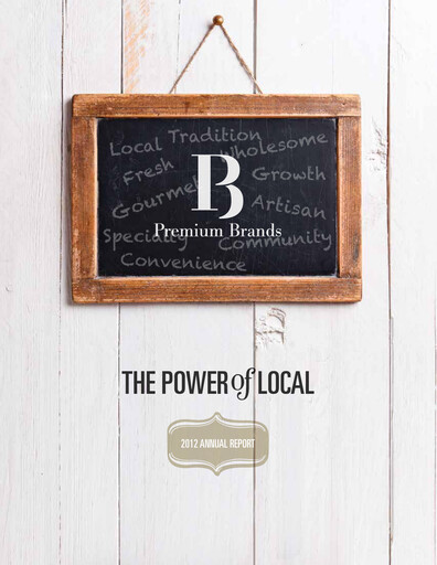 Miniature Premium Brands Rapport annuel 2012