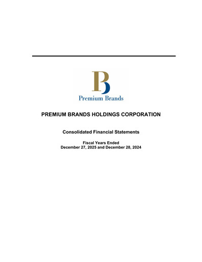 Vorschaubild Premium Brands Finanzmitteilung 2025