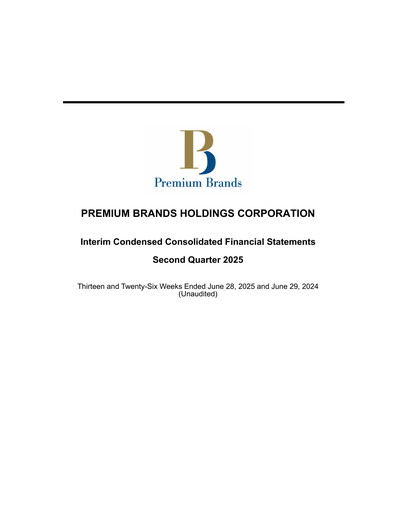 Miniature Premium Brands Rapport trimestriel 2025-q2
