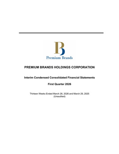 Miniature Premium Brands Rapport trimestriel 2026-q1